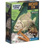 CLEMENTONI Science&Play ArcheoFun Piraňa svítící ve tmě – Zboží Dáma