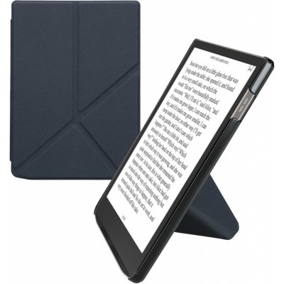 KW Mobile Origami Blue 23SB002C pro Pocketbook 743G InkPad 4 / 743K3 Color 3 / 743C Color 2 tmavě modré – Zboží Mobilmania