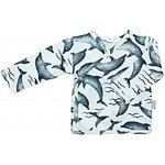 Kojenecká bavlněná košilka Nicol Dolphin Modrá – Zboží Mobilmania