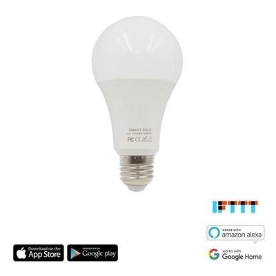 iQtech SmartLife WB009 Wi-Fi LED RGBW žárovka E27 10W 110-260V 900lm 2700-6500K teplá bílá + RGB IP20 2.4Ghz – Zbozi.Blesk.cz