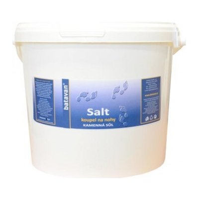 Batavan Salt koupelová sůl na nohy kamenná 2,5 kg – Zbozi.Blesk.cz