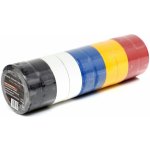 Izolační páska PVC 19x0,13mm 10m, 10ks, Kraft&Dele KD10915