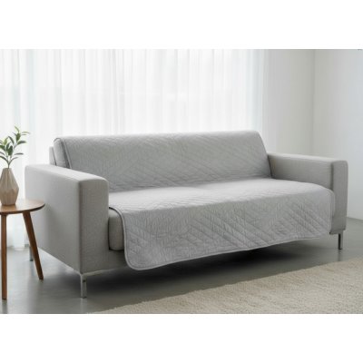 Mybesthome Přehoz na sedačku - pohovku JAKOB světle šedá 170x210 cm – Zboží Mobilmania