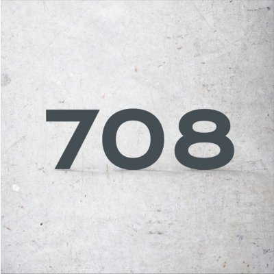 Domovní číslo - samostatné číslice - KLASICKÉ - 3 číslice 10 cm – Zbozi.Blesk.cz