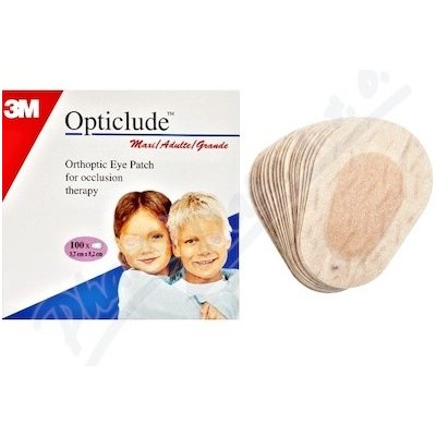 3M Opticlude Oční okluzor Maxi 57 x 82mm 100 ks – Hledejceny.cz