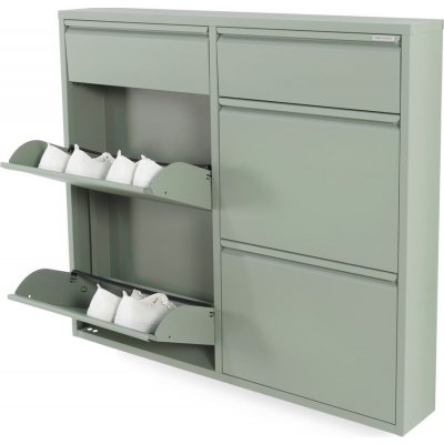 Spinder Design Billy šedý/zelený 98 x 86 x 15 cm – Zboží Dáma