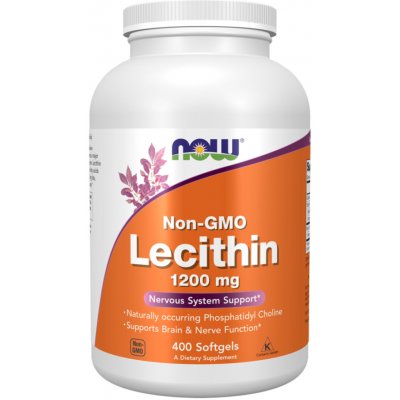 Now Foods Lecitin bez GMO 1200 mg 400 kapslí – Hledejceny.cz