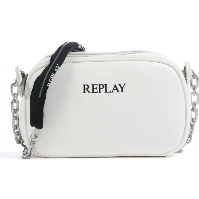 Replay crossbody kabelka bílá silver – Zboží Mobilmania