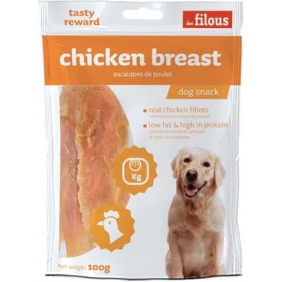 Les Filous Chicken BREAST kuřecí plátky sušené 100 g