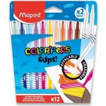 Maped Color'Peps Oops sada 12 barev + 2 zmizíky 844200 – Zboží Živě