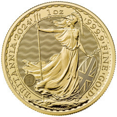 The Royal Mint zlatá mince Britannia 2024 Charles 1 oz