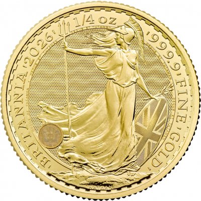Royal Mint Zlatá mince Britannia Charles III 2026 1/4 oz – Zboží Dáma