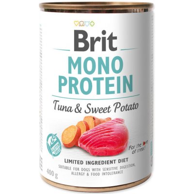 Brit Mono Protein Tuna & Sweet Potato 5 x 400 g – Zboží Mobilmania