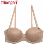 Triumph podprsenka bez kostice cotton Beauty N bílá – Zboží Mobilmania