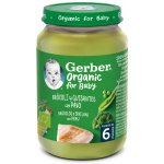 Gerber Organic Brokolice hrášek krutí maso 190 g – Zboží Dáma