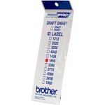 Brother Štítky pro razítka ID1850 18 x 50 mm 12 ks s průhlednou krytkou