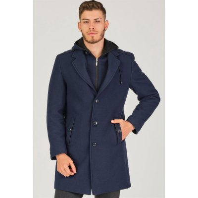 Dewberry pánský kabát modrá – Zboží Dáma