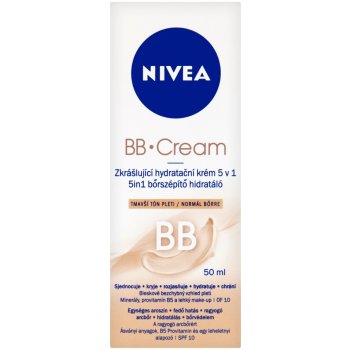 Nivea BB Cream zkrášlující hydratační krém 5v1 tmavý tón pleti 50 ml od 135  Kč - Heureka.cz