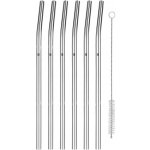 WMF Kovová brčka v sadě 6 ks s čistícím kartáčkem – Zboží Dáma