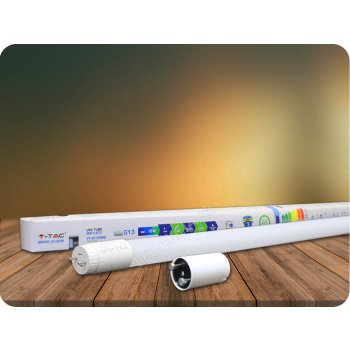 V-tac LED trubice T8 18W 120 CM G13 NANO PLAST 2250 LM vysocesvítivé A ++Neutrální bílá