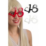 Partydeco Brýle narozeninové 18 mix barev – Zboží Dáma