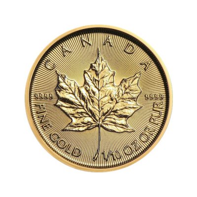 Royal Canadian Mint Maple zlatá mince 50 CAD Leaf stand 1/10 oz – Sleviste.cz
