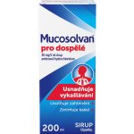 MUCOSOLVAN PRO DOSPĚLÉ 30MG/5ML SIR 1X200ML – Hledejceny.cz