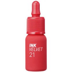 Peripera Ink Velvet Liquid Lipstick 21 Vitality Coral Red 4 g