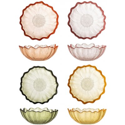 Miska Bloomingville KANA, sklo SET/4 ks 120 ml – Hledejceny.cz