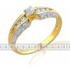 Prsteny Klenoty Budín velký diamantový prsten GEMS diamonds žluté zlato 3811233