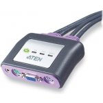 Aten CS-64A DataSwitch elektronický 4:1 (kláv.,VGA,myš,audio) PS/2 – Zboží Živě