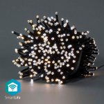 SmartLife Nedis chytrý vánoční řetěz 400 LED 20 m venkovní IP65 teplá studená bílá WIFILX02W400 – Hledejceny.cz
