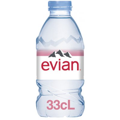Evian minerální voda neperlivá 24 x 330 ml – Hledejceny.cz