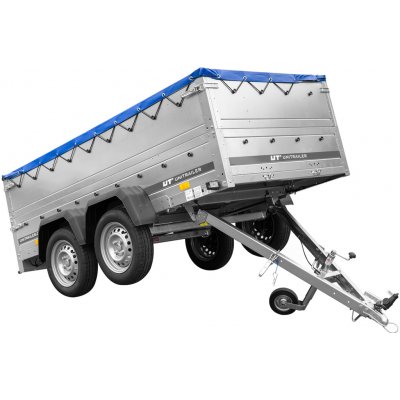 Garden Trailer 264/2 KIPP s BIS bočnicemi a modrou plachtou – Sleviste.cz