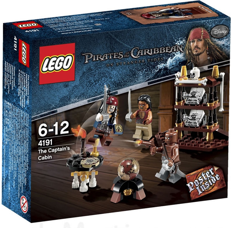 LEGO® Piráti z Karibiku 4191 Kajuta kapitána od 1 799 Kč - Heureka.cz