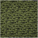 bandana šátek GUN PATTERN OLIV