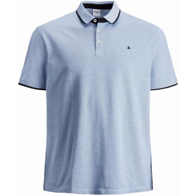 Jack & Jones Plus pánské polo triko JJEPAULOS 12143859 Bright Cobalt – Zbozi.Blesk.cz