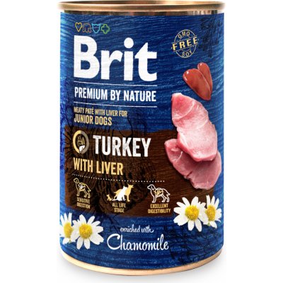 Brit Premium by Nature Cans Turkey with Liver 400 g
