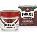 Proraso White Pre-Shave Cream krém pro snadnější oholení s mentolem, eukalyptem a glycerinem 100 ml – Zboží Dáma