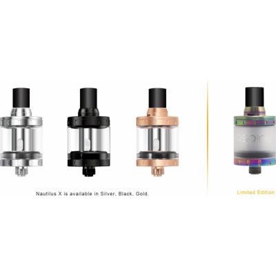 aSpire Nautilus X clearomizer černý 2ml – Sleviste.cz