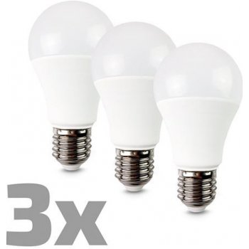 Solight Žárovka LED E27 12W A60 bílá teplá WZ530-3P