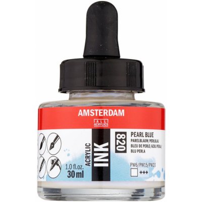 Amsterdam Acrylic Ink 820 Pearl Blue 30 ml – Zboží Dáma