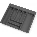 In-Design Příborník Optima 490 mm antracitový - různé šířky Šířka příborníku (mm): 800 - 836 – Zboží Dáma