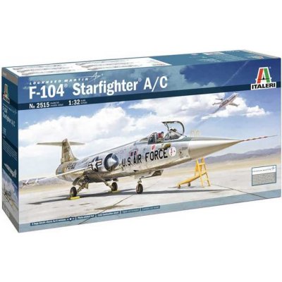 Italeri Model Kit letadlo 2515 F-104 A/C Starfighter 1:32