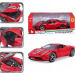 Bburago Ferrari 458 Spider Hotwheels červená 1:18 – Sleviste.cz