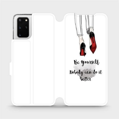 Pouzdro Mobiwear parádní flip Samsung Galaxy S20 Plus - M046P Be yourself – Zbozi.Blesk.cz