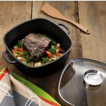 KELA Pekáč čtvercový s poklicí 28 cm KERROS KL-11553 – Zboží Dáma