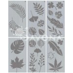 Creatissimo Plastová šablona 15x30cm listy 6 ks – Zboží Dáma Creatissimo Plastová šablona 15x30cm listy 6 ks – Zboží Dáma