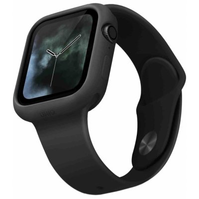 Uniq silikonové pouzdro Lino pro Apple Watch série 4/5 40 mm, černá UNIQ-40MM-LINOBLK – Hledejceny.cz