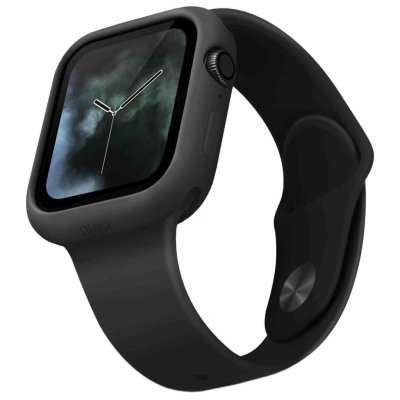 Uniq silikonové pouzdro Lino pro Apple Watch série 4/5 40 mm, černá UNIQ-40MM-LINOBLK – Zbozi.Blesk.cz